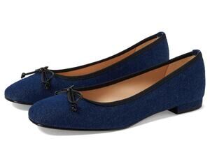 FRENCH SOLE WOMEN'S EMMY BALLET FLAT, DENIM, 8.5